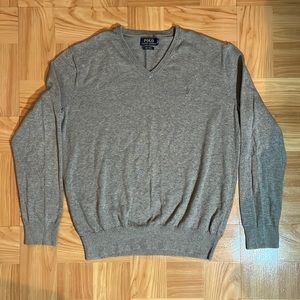 Polo Ralph Lauren Sweater Shirt Knit Pima Cotton V-Neck